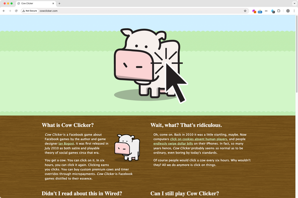 Cow Clicker media