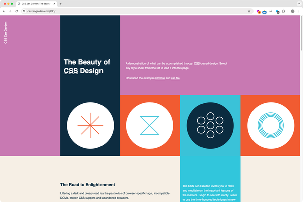 CSS Zen Garden media